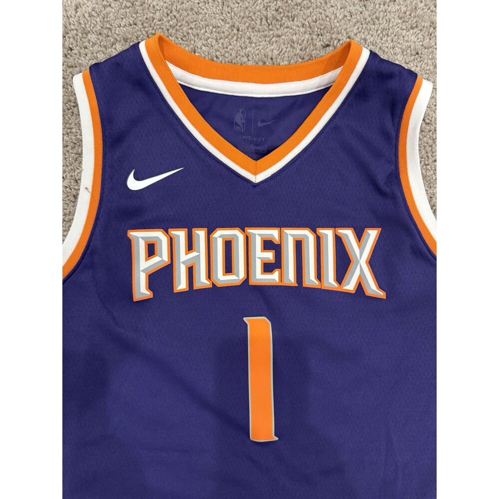 Devin Booker Phoenix Suns NBA Nike Jersey Purple Youth Large - Picture 3 of 4